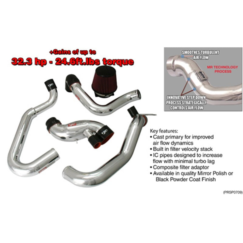 Injen 2008-14 Mitsubishi Evo X 2.0L 4Cyl Black Short Ram Intake