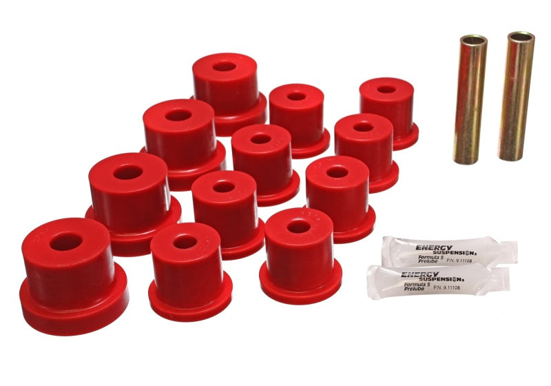 Energy Suspension Nova Mono Leaf Spring Bushings Red Fuel Injector Connection