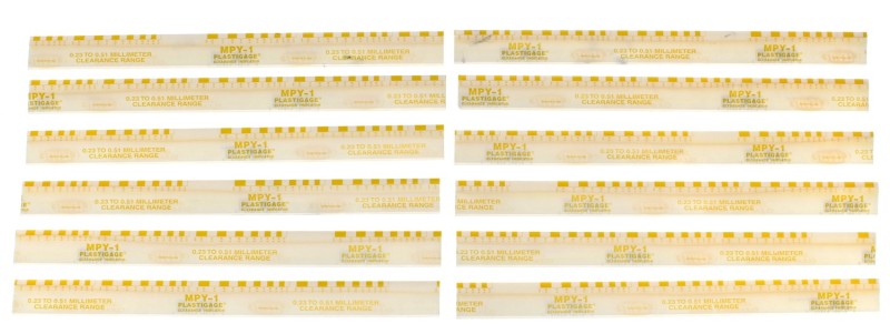 Load image into Gallery viewer, Clevite Plastigage Yellow Plastigage - 12 Pack
