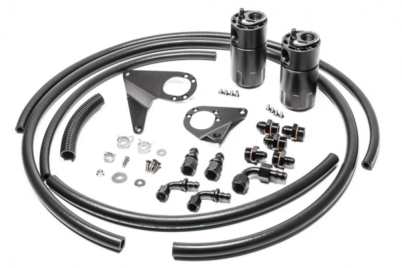 Load image into Gallery viewer, Radium Engineering Dual Catch Can Kit 08-16 Mitsubishi Evo Fluid Lock
