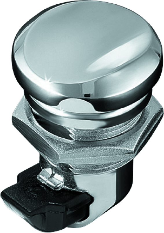 Load image into Gallery viewer, Kuryakyn Push-Button Fuel Door Latch Chrome
