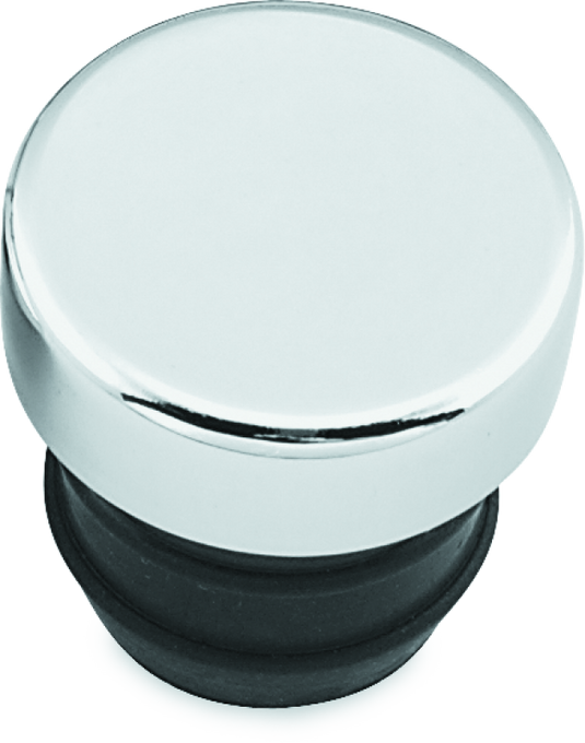 Bikers Choice Big Twin & XL Chrome Custom Oil Tank Cap 1 3/16 Inch Push In Replaces H-D 62644-84T