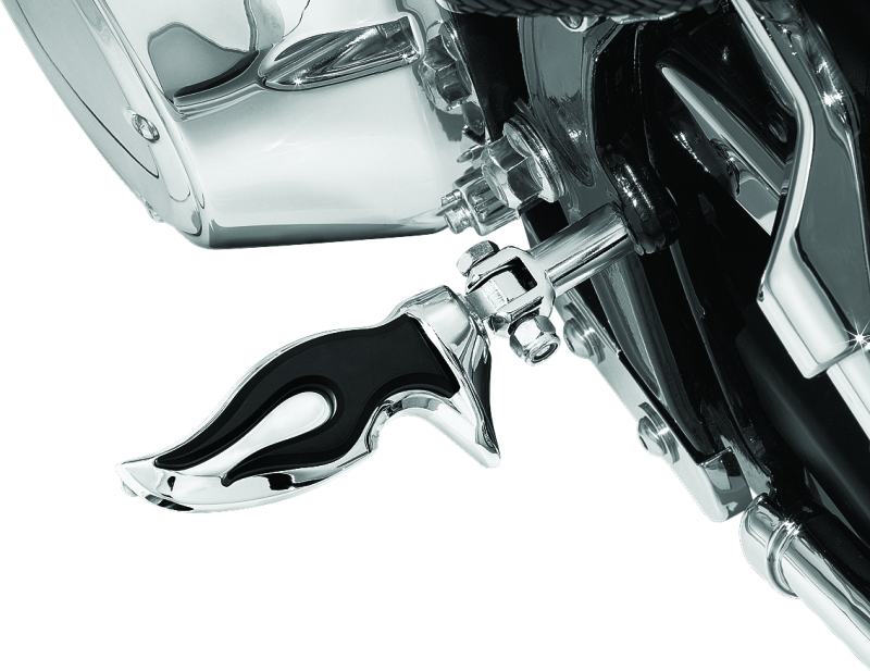 Load image into Gallery viewer, Kuryakyn Flamin Peg With Male Mount Adapter Chrome
