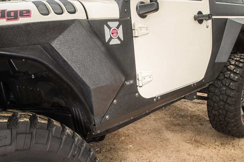 Load image into Gallery viewer, Rugged Ridge Steel Body Armor Cladding 07-18 Jeep Wrangler JK
