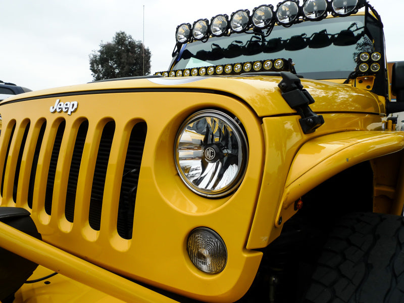 Load image into Gallery viewer, KC HiLiTES 07-18 Jeep JK 7in. Gravity LED DOT Approved Replacement Headlight (Single)
