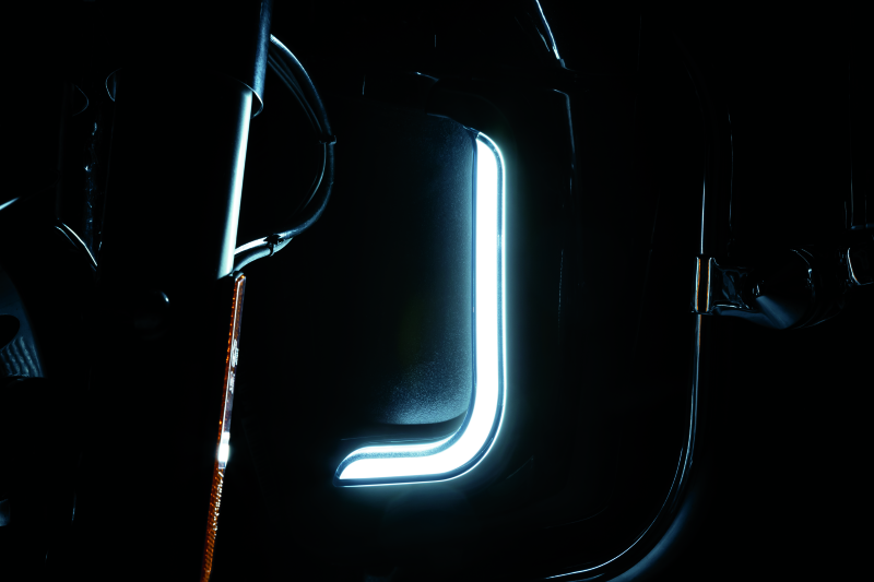 Load image into Gallery viewer, Kuryakyn Tracer LED Fairing Lower Accents Black
