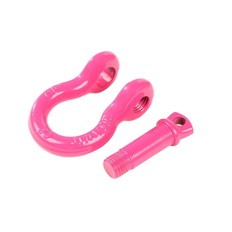 Load image into Gallery viewer, Rugged Ridge Pink 9500lb 3/4in D-Shackle
