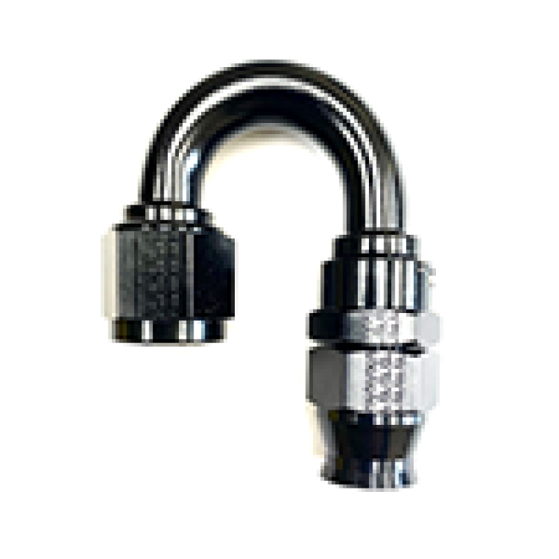 Load image into Gallery viewer, Fragola -10AN Real Street x 180 Degree Hose End Black For PTFE Hose
