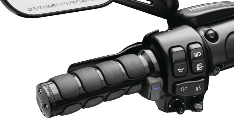 Load image into Gallery viewer, Kuryakyn Heated ISO Grips Dual Cable Gloss Black
