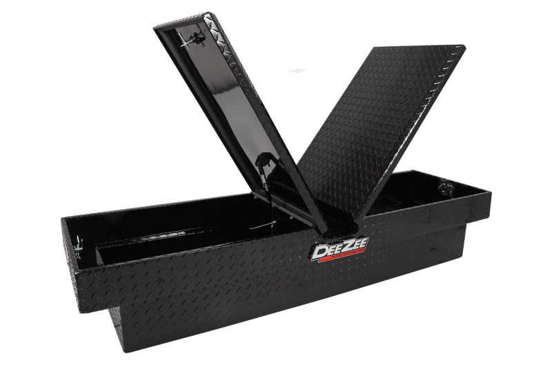 Load image into Gallery viewer, Deezee Universal Tool Box - Red Crossover - Double Black BT Full Size
