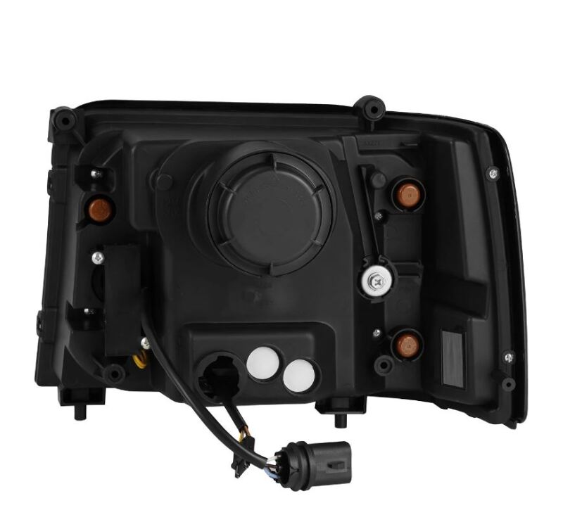 Load image into Gallery viewer, AlphaRex 92-96 Ford F-Series/Bronco LUXX-Series Proj Headlights Blk w/Actv Light SeqSig &amp; SBDRL
