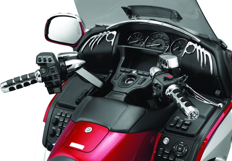 Load image into Gallery viewer, Kuryakyn ISO Grips For GL1800 With Heated Grips Chrome
