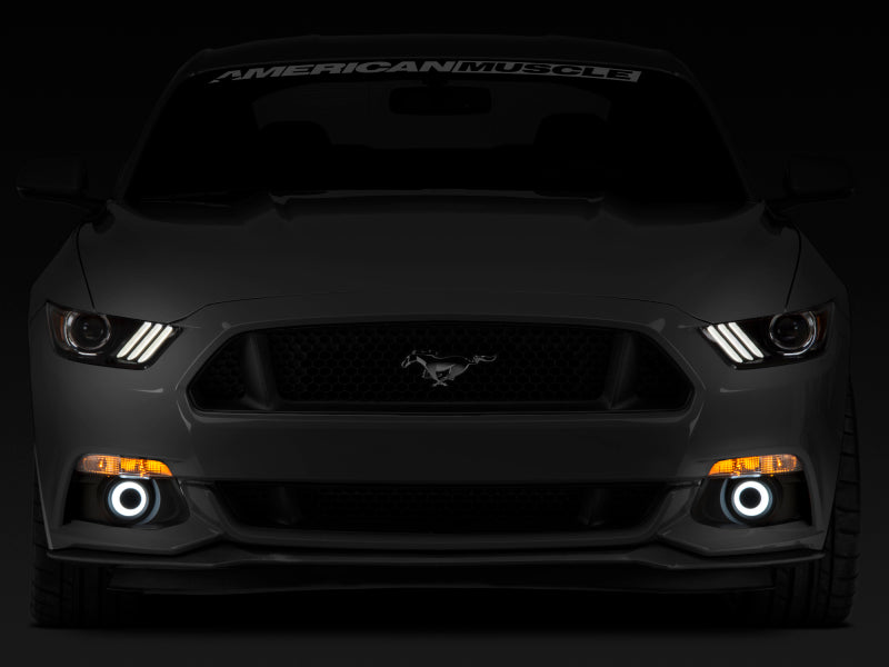 Load image into Gallery viewer, Raxiom 15-17 Ford Mustang LED Halo Fog Lights (w/ Factory Fog Lights)
