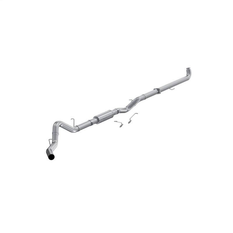 Load image into Gallery viewer, MBRP 01-04 Chevrolet 2500/3500 6.6L Duramax Aluminized Steel 4 Inch Downpipe Back Single Side Exit

