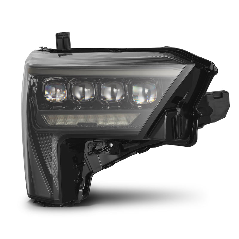 Load image into Gallery viewer, AlphaRex 22-23 Toyota Tundra NOVA-Series Headlights Alpha-Black w/Amber DRL - Req 810029 OR 810030
