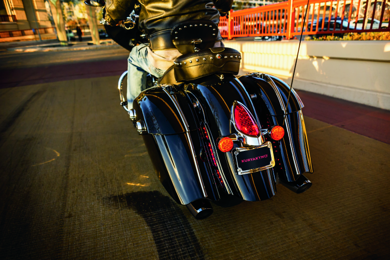 Load image into Gallery viewer, Kuryakyn LED Rear Fender Strip Lights For Indian Chrome
