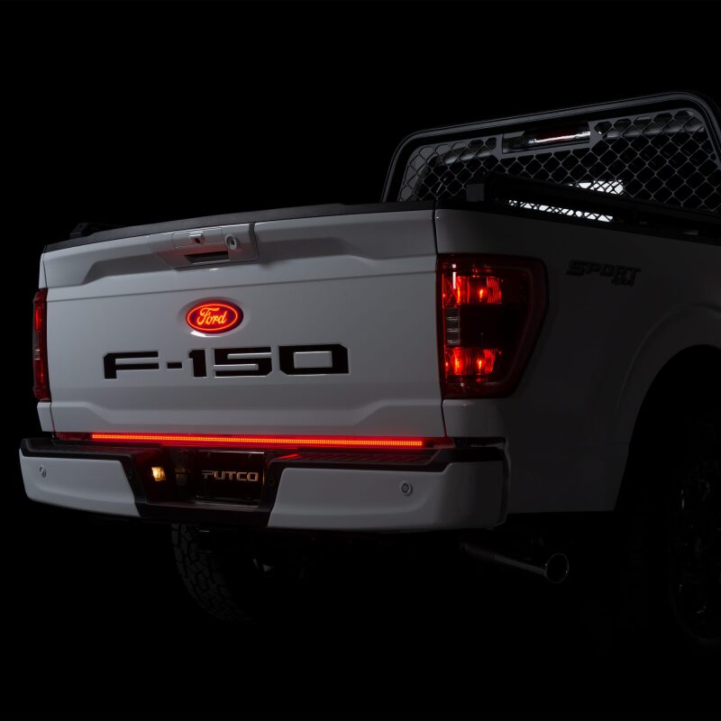 Load image into Gallery viewer, Putco 23-24 Ford SuperDuty F-250/F-350/F-450 60In Freedom Tailgate Bars w/ LED Taillamps Blade
