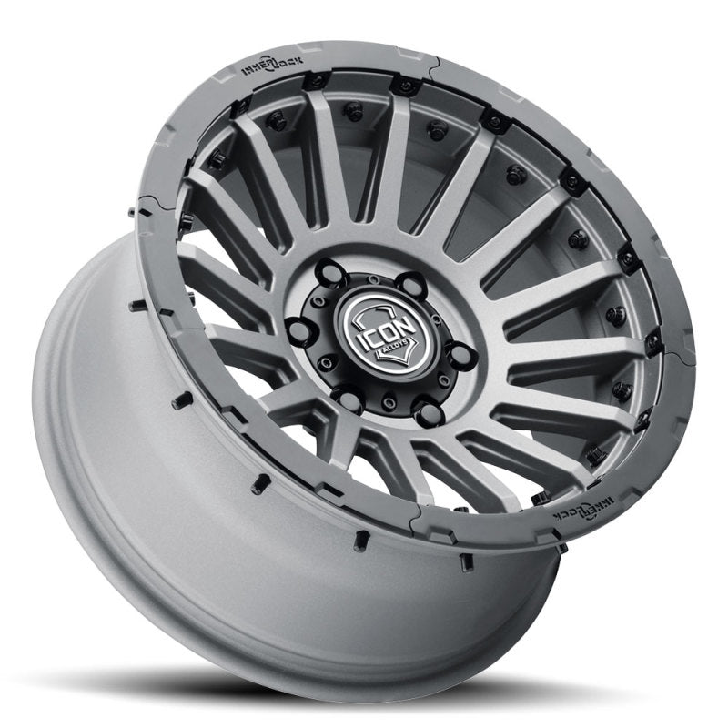 Load image into Gallery viewer, ICON Recon Pro 17x8.5 6x5.5 0mm Offset 4.75in BS 106.1mm Bore Charcoal Wheel
