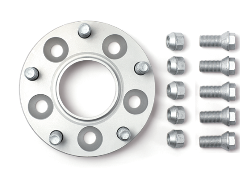 Load image into Gallery viewer, H&amp;R Trak+ 25mm Wheel Adapter Porsche wheels 5/130 - 71.6 CB - 14x1.5 to 5/100 - 57.1 CB - 14x1.5
