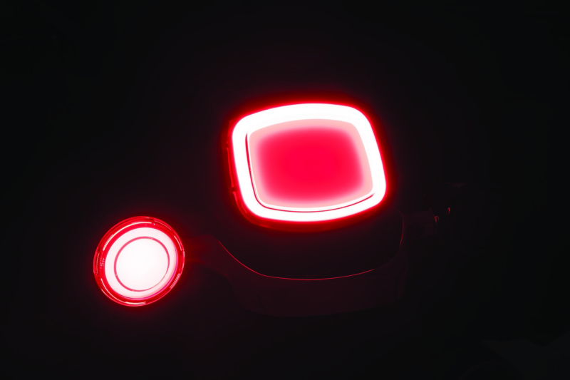 Load image into Gallery viewer, Kuryakyn Tracer L.E.D. Front Turn Signal Insert, Red Light, Smoke Lens 1156
