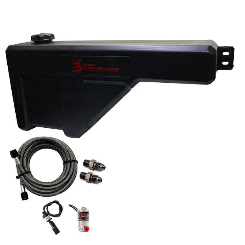 Load image into Gallery viewer, Snow Performance Water Tank Upgrade 10gal (w/Braided SS Line/Brackets/Solenoid/4AN Fittings)
