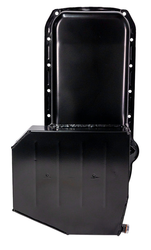 Load image into Gallery viewer, Moroso Pre-80 Chevrolet SBC (w/Driver Side Dipstick) Wet Sump 7qt 7.5in Steel Oil Pan - Black
