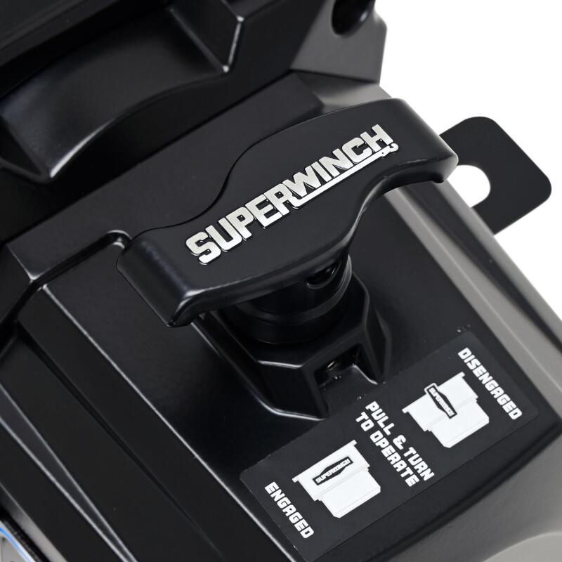 Load image into Gallery viewer, Superwinch 12000 LBS 12V DC 3/8in x 80ft Synthetic Rope SX12SR Winch - Semi Gloss Black
