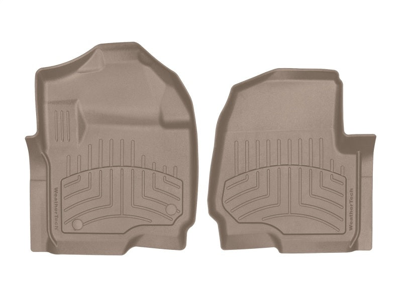 Load image into Gallery viewer, WeatherTech 02-06 Chevrolet Avalanche / Cadillac Escalade (ESV &amp; EXT) Front FloorLiner - Tan
