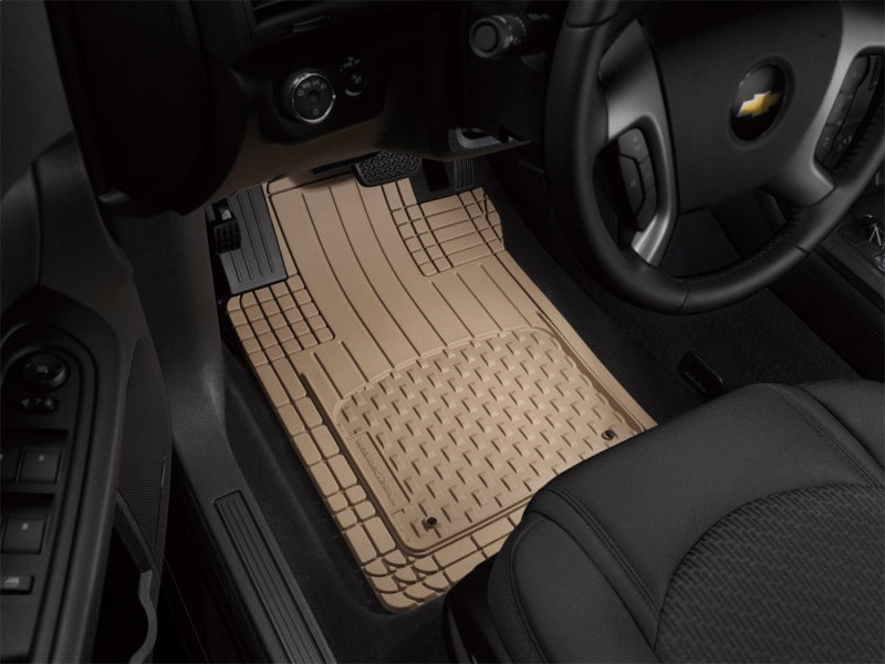 Load image into Gallery viewer, WeatherTech Universal All Vehicle Front and Rear Mat - Tan
