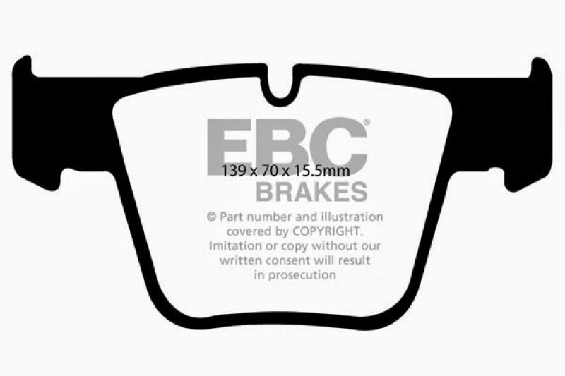 Load image into Gallery viewer, EBC 07-11 Mercedes-Benz CL63 AMG 6.2 Redstuff Front Brake Pads
