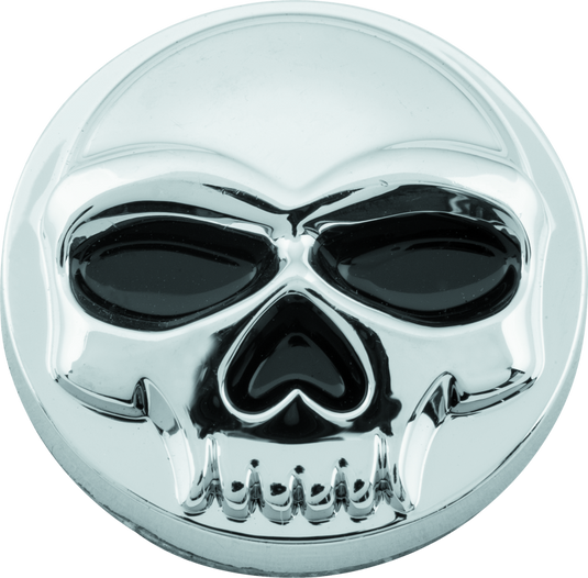 Kuryakyn Replacement Zombie Windshield Emblem Chrome