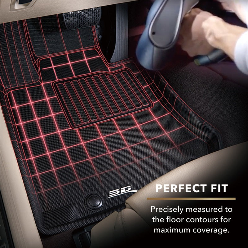 Load image into Gallery viewer, 3D MAXpider 2011-2015 Chevrolet Cruze/Cruze Limited Kagu 2nd Row Floormats - Black
