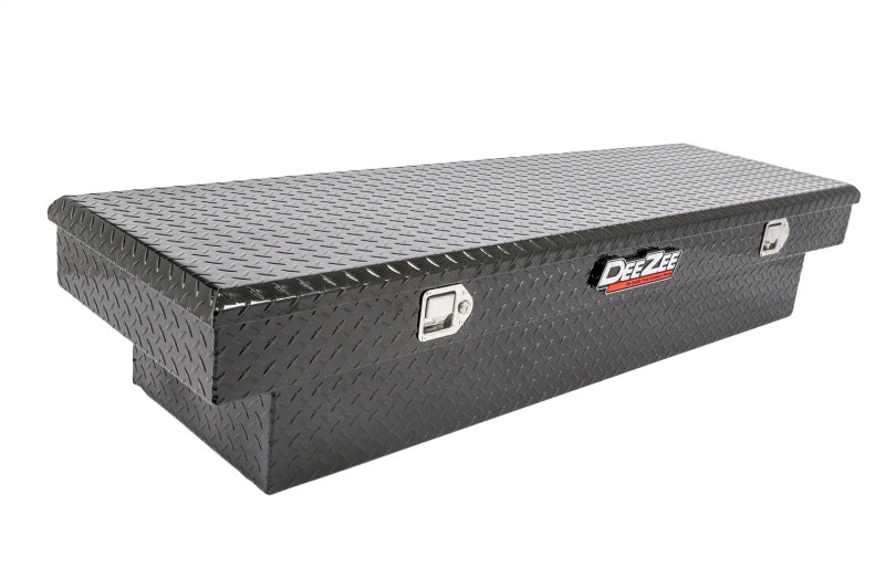 Load image into Gallery viewer, Deezee Universal Tool Box - Red Crossover - Single Lid Black BT Full Size
