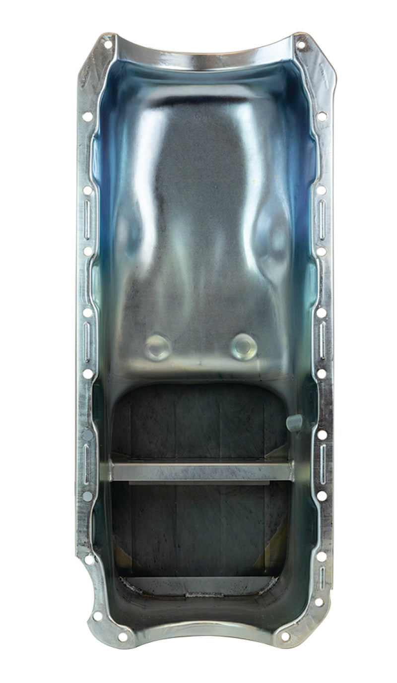 Load image into Gallery viewer, Moroso Chevrolet Big Block Mark IV Kicked Out Wet Sump 6qt 8in Steel Oil Pan
