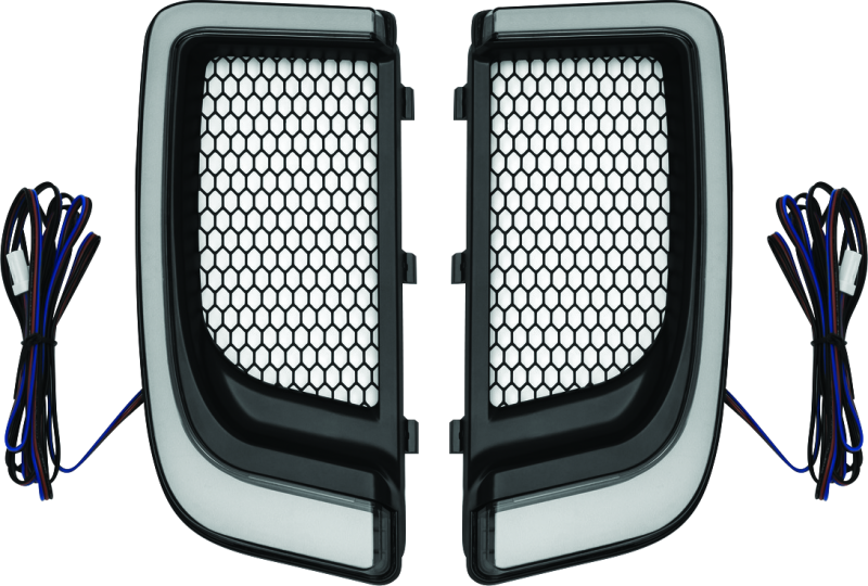 Load image into Gallery viewer, Kuryakyn Tracer Lower Fairing Grill Black
