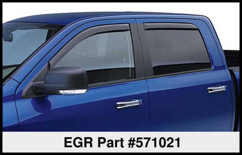 Load image into Gallery viewer, EGR 92-99 Chev Suburban/Yukon Tahoe / Crew Cab In-Channel Window Visors - Set of 4 (571021)
