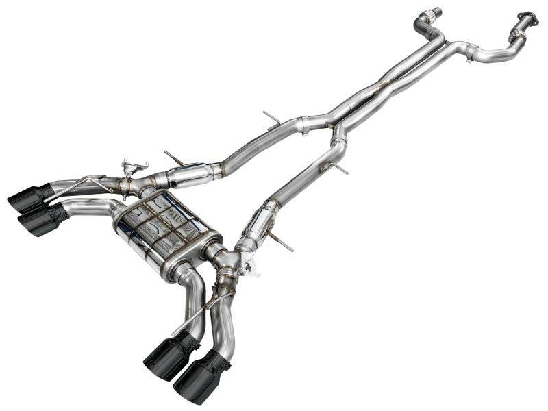 Load image into Gallery viewer, AWE Tuning 2021+ Cadillac CT4-V Blackwing SwitchPath Exhaust - Diamond Black Tips

