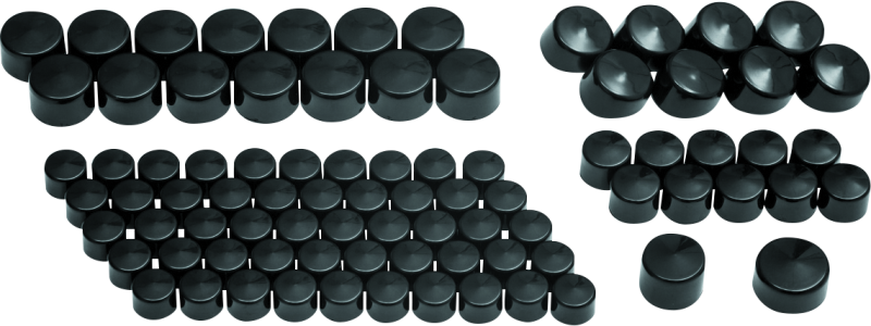 Load image into Gallery viewer, Kuryakyn Kool Kaps Engine Kit Milwaukee-8 Gloss Black
