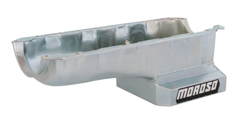Load image into Gallery viewer, Moroso Chevrolet Big Block Mark IV Kicked Out Wet Sump 6qt 8in Steel Oil Pan
