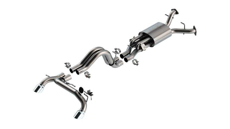 Load image into Gallery viewer, Borla 22-24 Ford Bronco Raptor V6 Turbo AT 2WD / 4WD ATAK Catback Exhaust w/ 4in Chrome Tips

