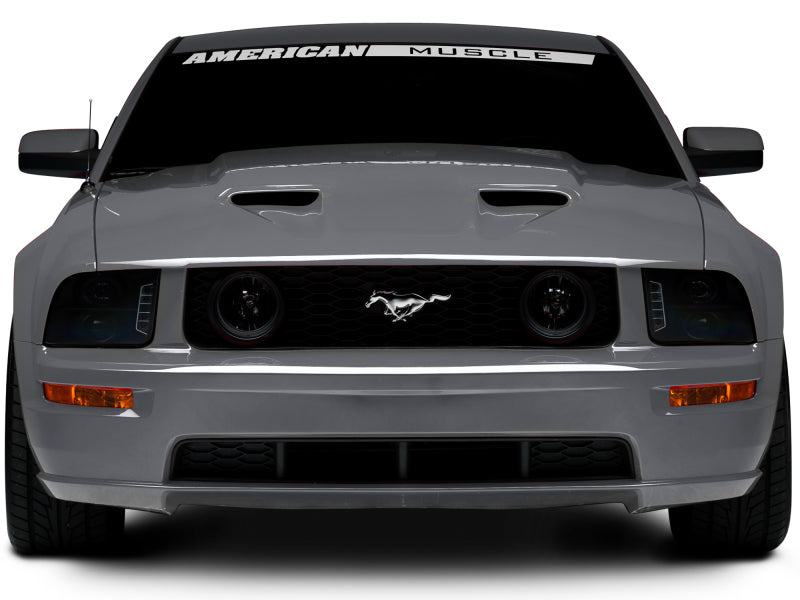 Load image into Gallery viewer, Raxiom 05-09 Ford Mustang w/ Halogen LED Halo Prjctr Headlights-Blk Hsng(Smoked Lens Exclude GT500)
