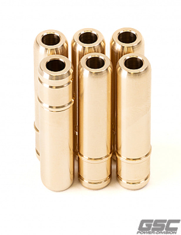 Load image into Gallery viewer, GSC P-D Toyota G16E STD Manganese Bronze Exhaust Valve Guide Stopper Style - Set of 6

