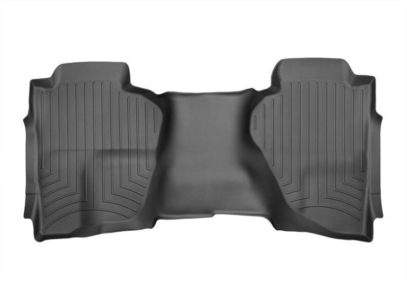 Load image into Gallery viewer, WeatherTech 2019+ Ram 2500/3500 Crew Cab (1st Row Bucket Seating) Rear FloorLiner HP - Black
