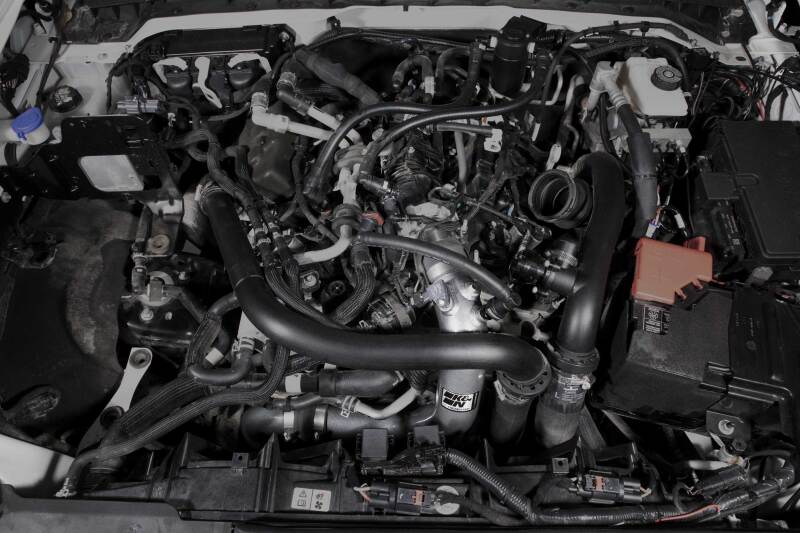 Load image into Gallery viewer, K&amp;N 2023 Ford Bronco Raptor 3.0L V6 Aluminum Charge Pipe Kit - Gunmetal Gray
