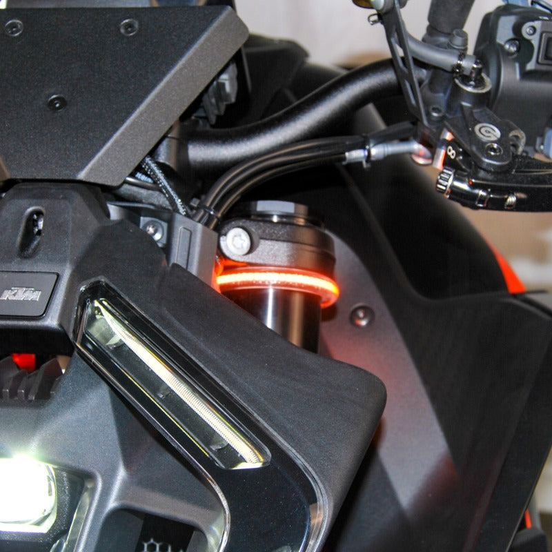 Load image into Gallery viewer, New Rage Cycles 24+ KTM 1390 Super Duke Front Turn Signals
