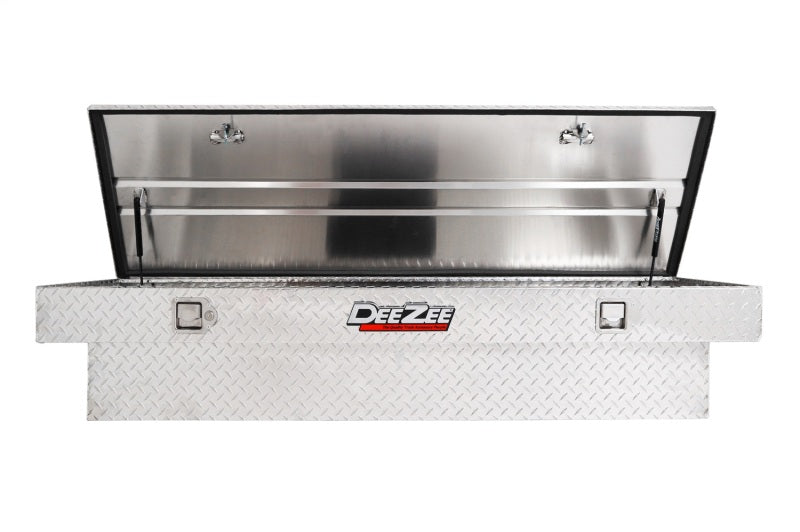 Load image into Gallery viewer, Deezee Universal Tool Box - Red Crossover - Single Lid BT Alum Full Size
