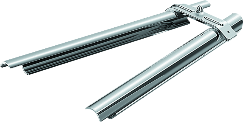 Load image into Gallery viewer, Kuryakyn Downtube Covers 00-06 Softail Chrome
