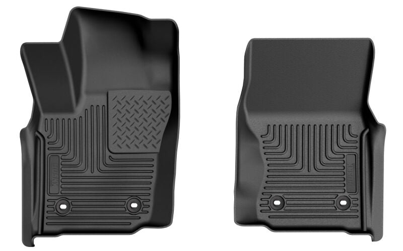 Load image into Gallery viewer, Husky Liners 2024 Toyota Tacoma Crew Cab w/Automatic Trans. X-act Contour Front Floor Liner - Black
