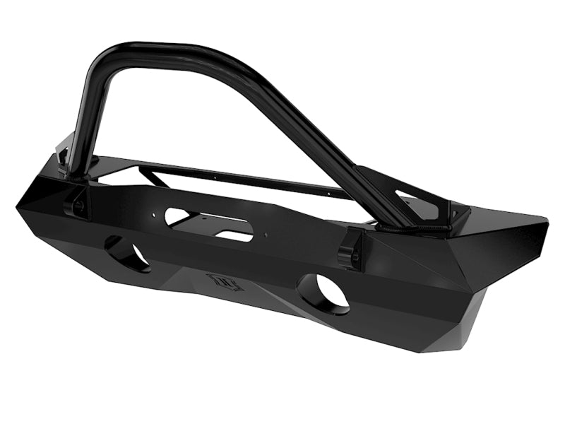 Load image into Gallery viewer, ICON 07-18 Jeep Wrangler JK Pro Series Front Bumper Rec Winch Mount w/Bar/Tabs
