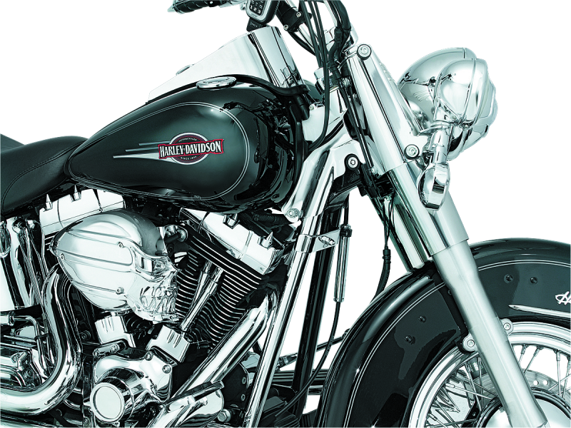 Load image into Gallery viewer, Kuryakyn Downtube Covers 00-06 Softail Chrome
